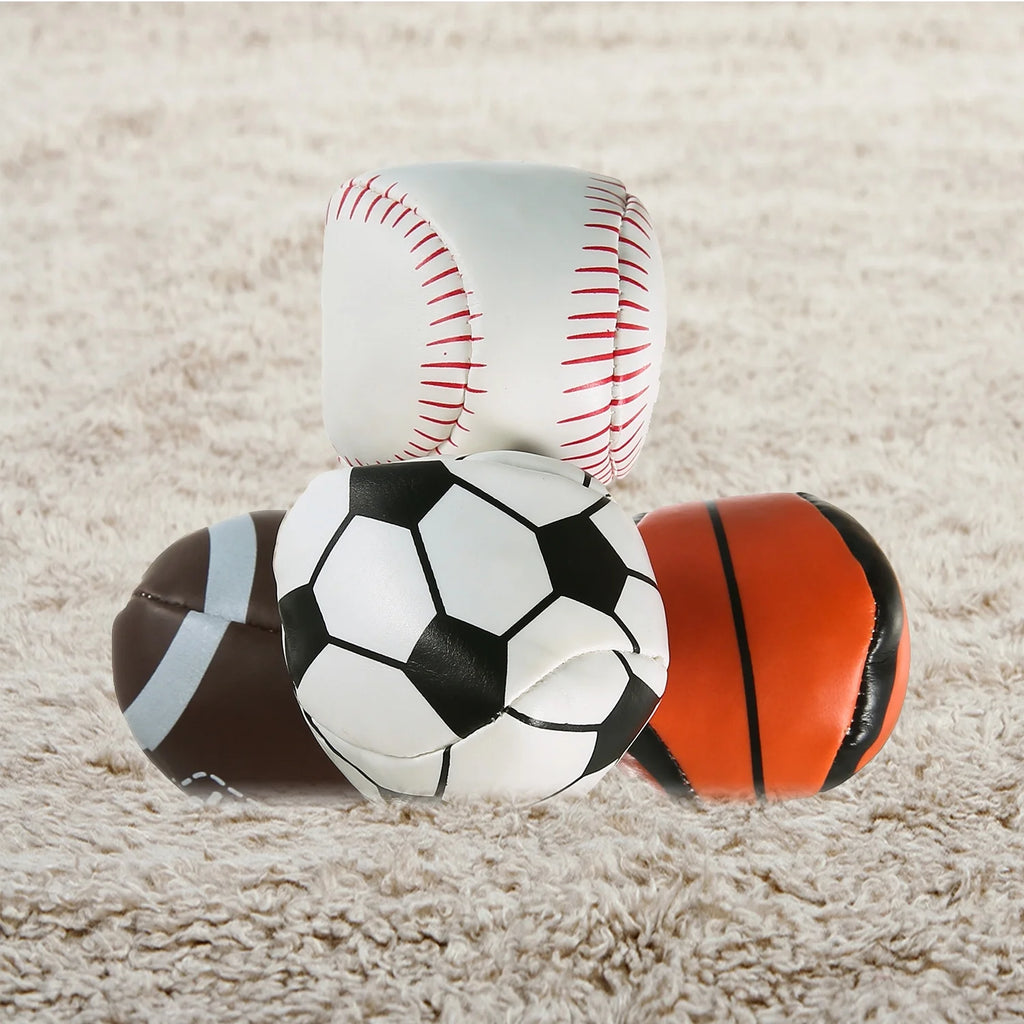 4 Pieces Rexine Hacky Sack Balls Y174525