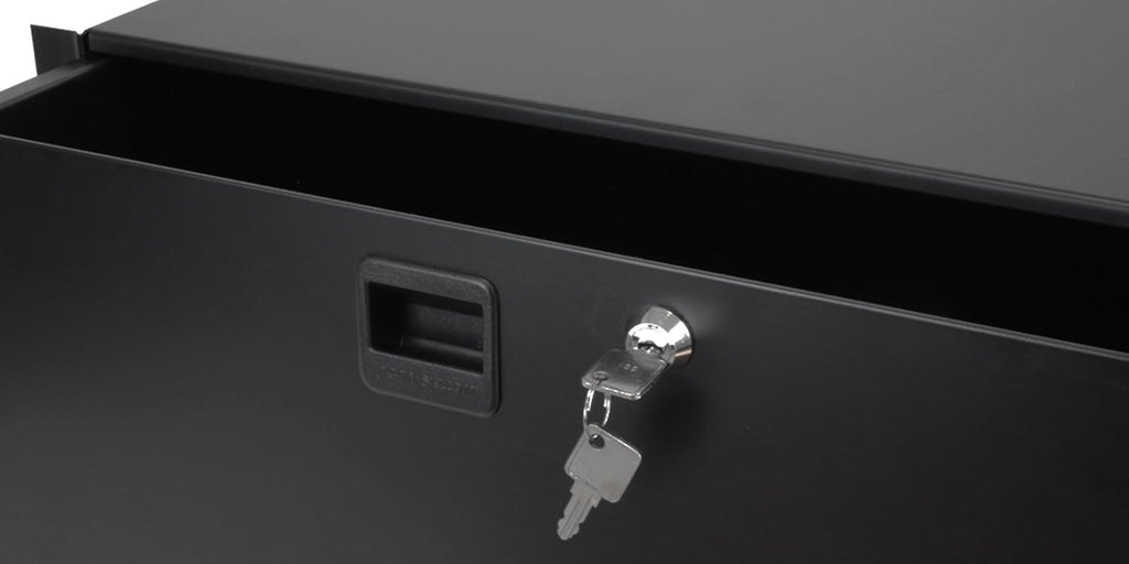 Standard Steel Rack Drawer 5U Sliding with Slam Latch & Keyed Lock Q3632