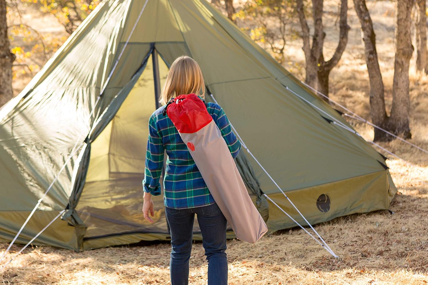 12 Person Teepee Camping Tent with Vented Roof Z864