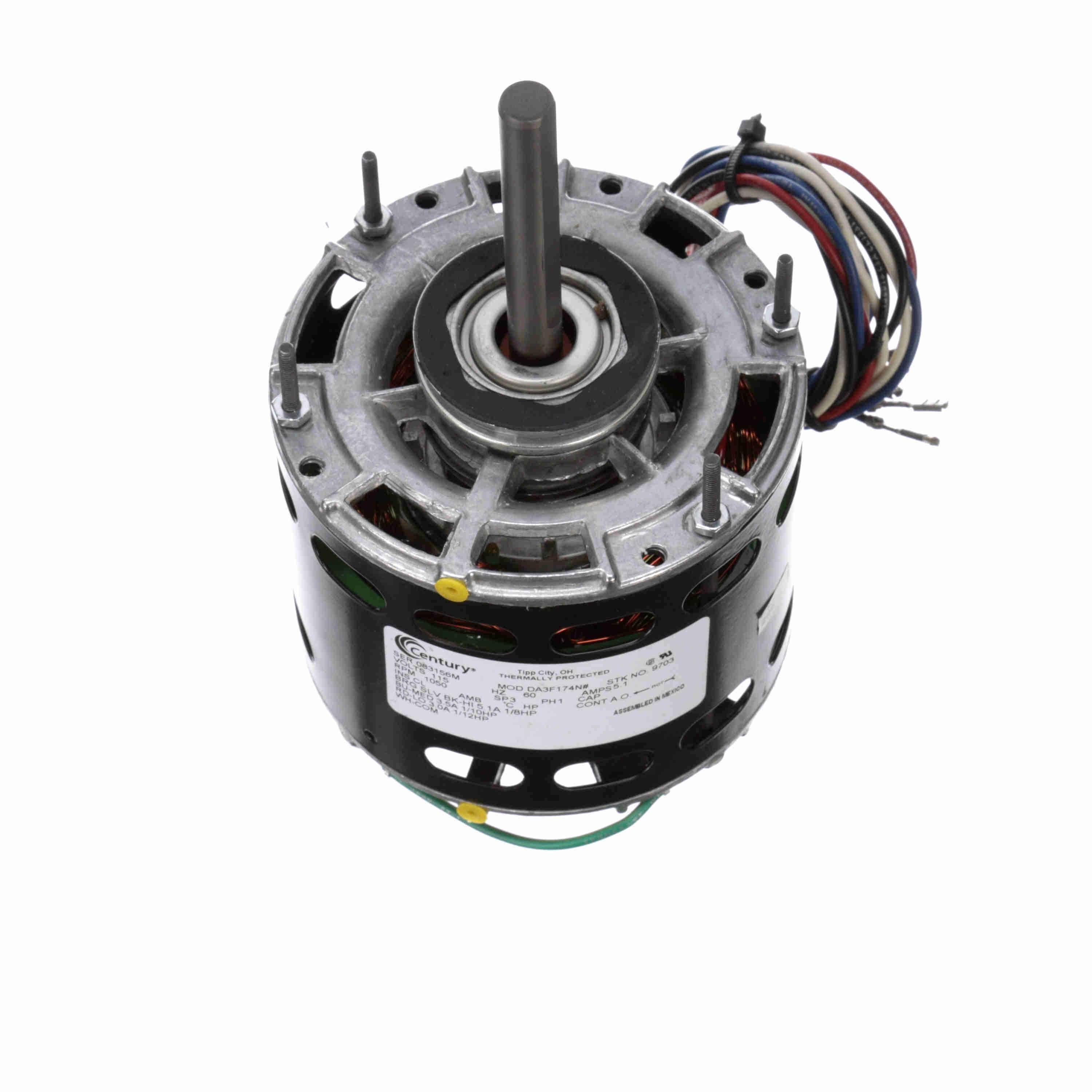 Motor, 1/2 Hp, 1725 Rpm, 115V Y6168