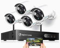 Wireless Security Camera System 8CH 1080p NVR 4pcs O3621