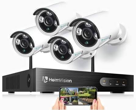 Wireless Security Camera System 8CH 1080p NVR 4pcs O3621
