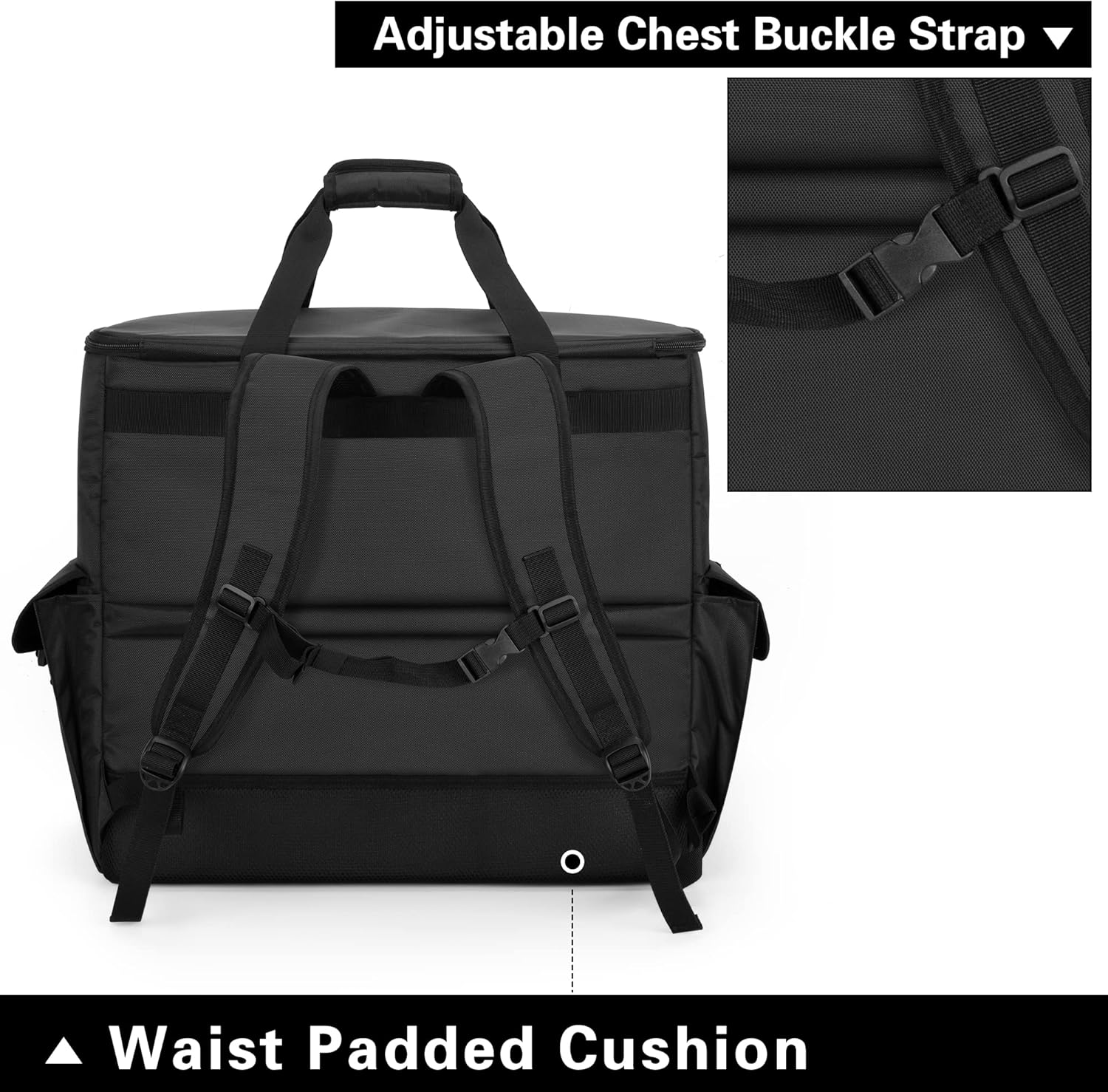 Black PC Backpack Carrying Case N6620