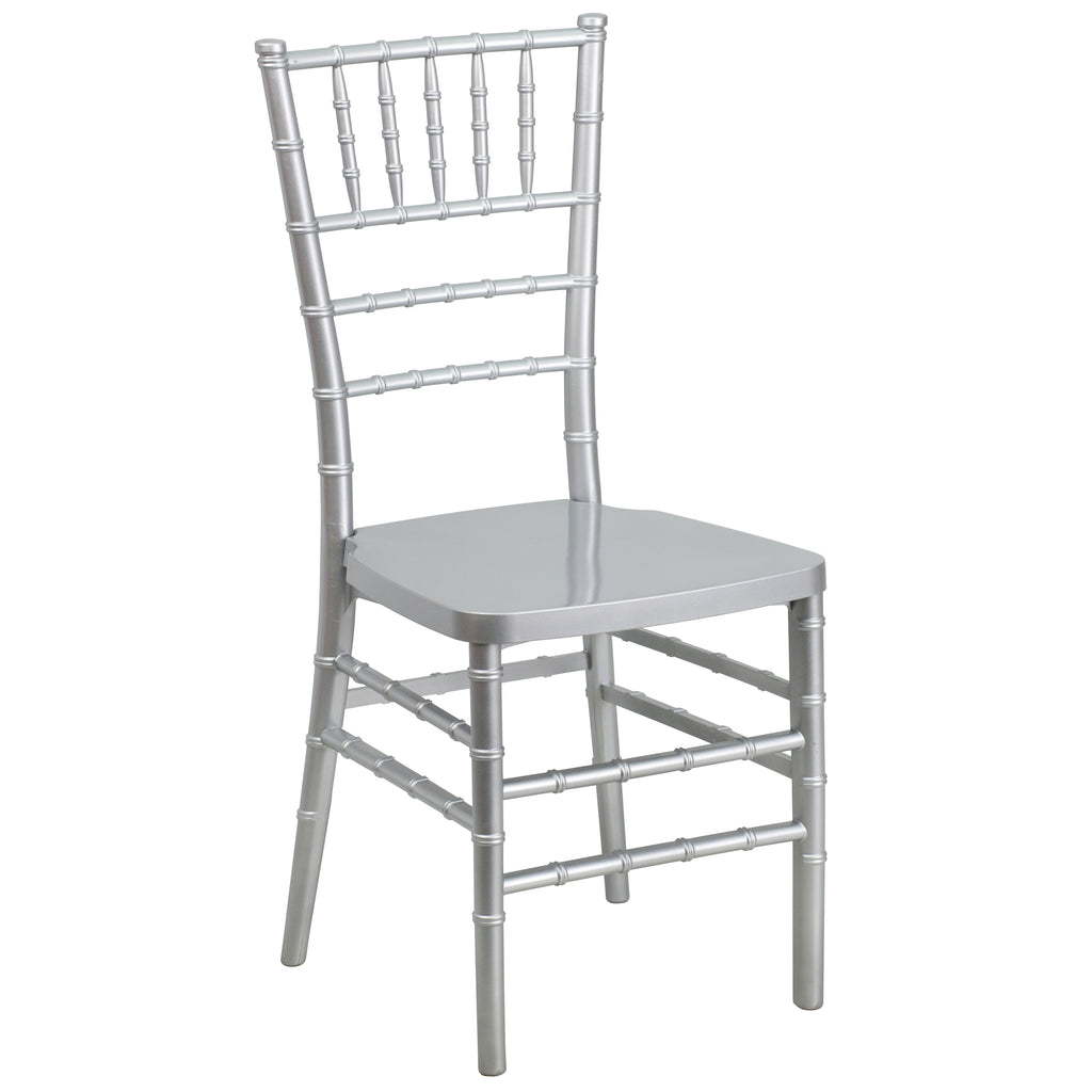 Silver Resin Stacking Chiavari Chair G15208