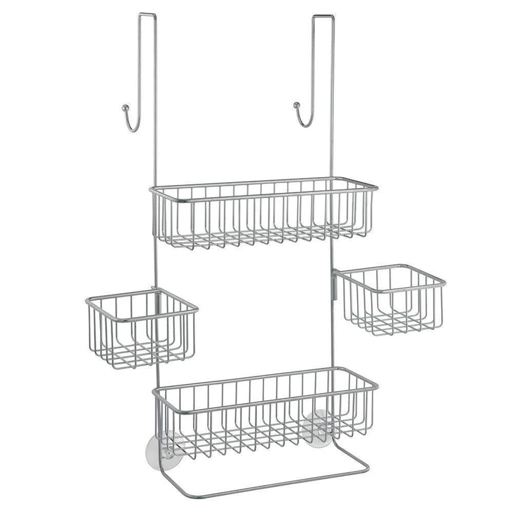 Adjustable Over Door Shower Caddy Storage Shelves D823637