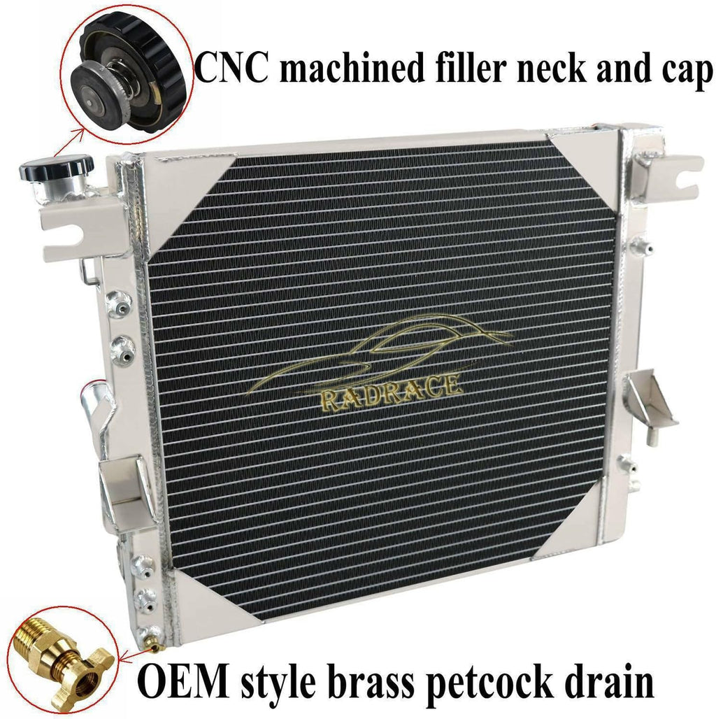 Aluminum Radiator 3 Row Core for Jeep Wrangler JK 3.6L 3.8L V6 M8136