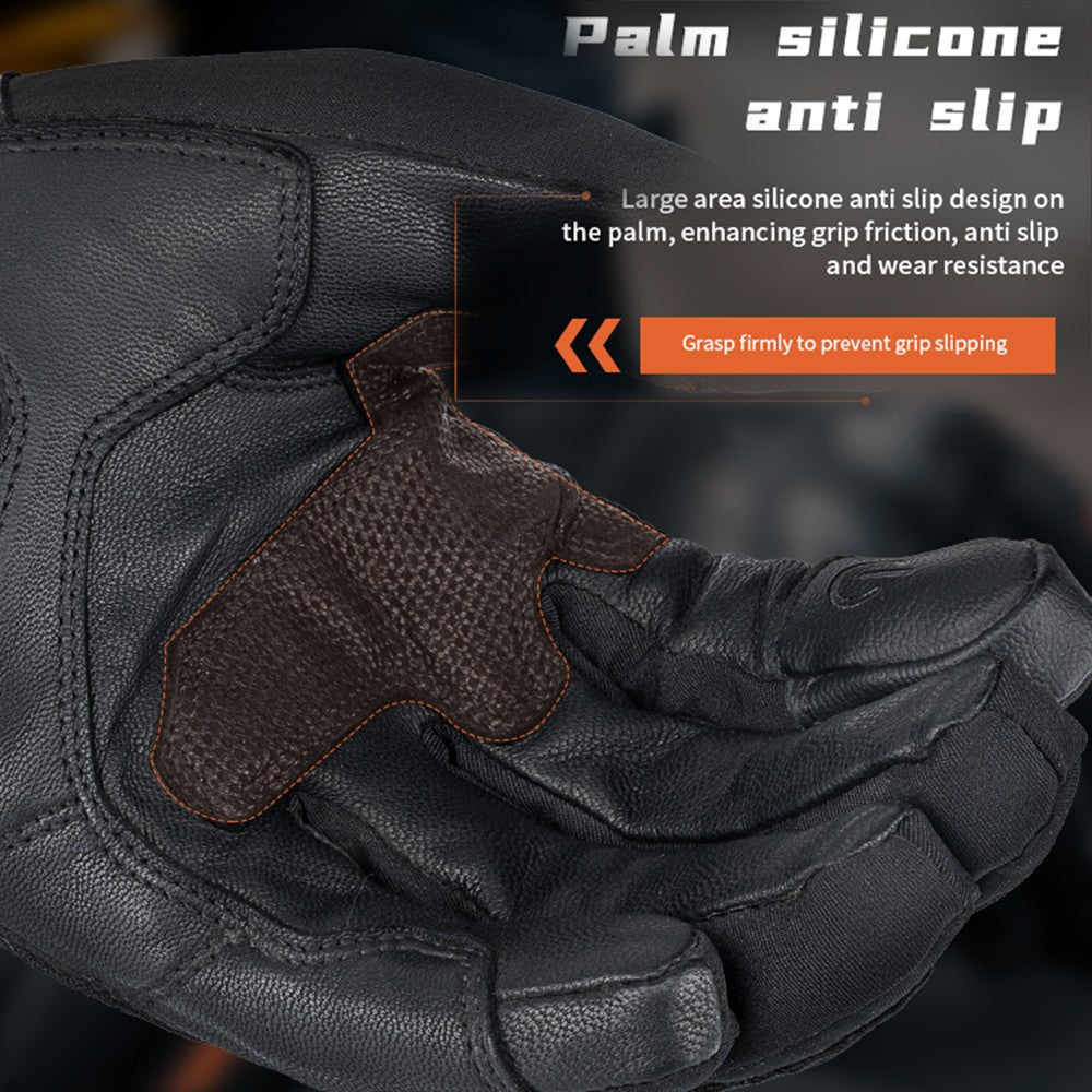 Vintage Leather Motorcycle Gloves Z2316