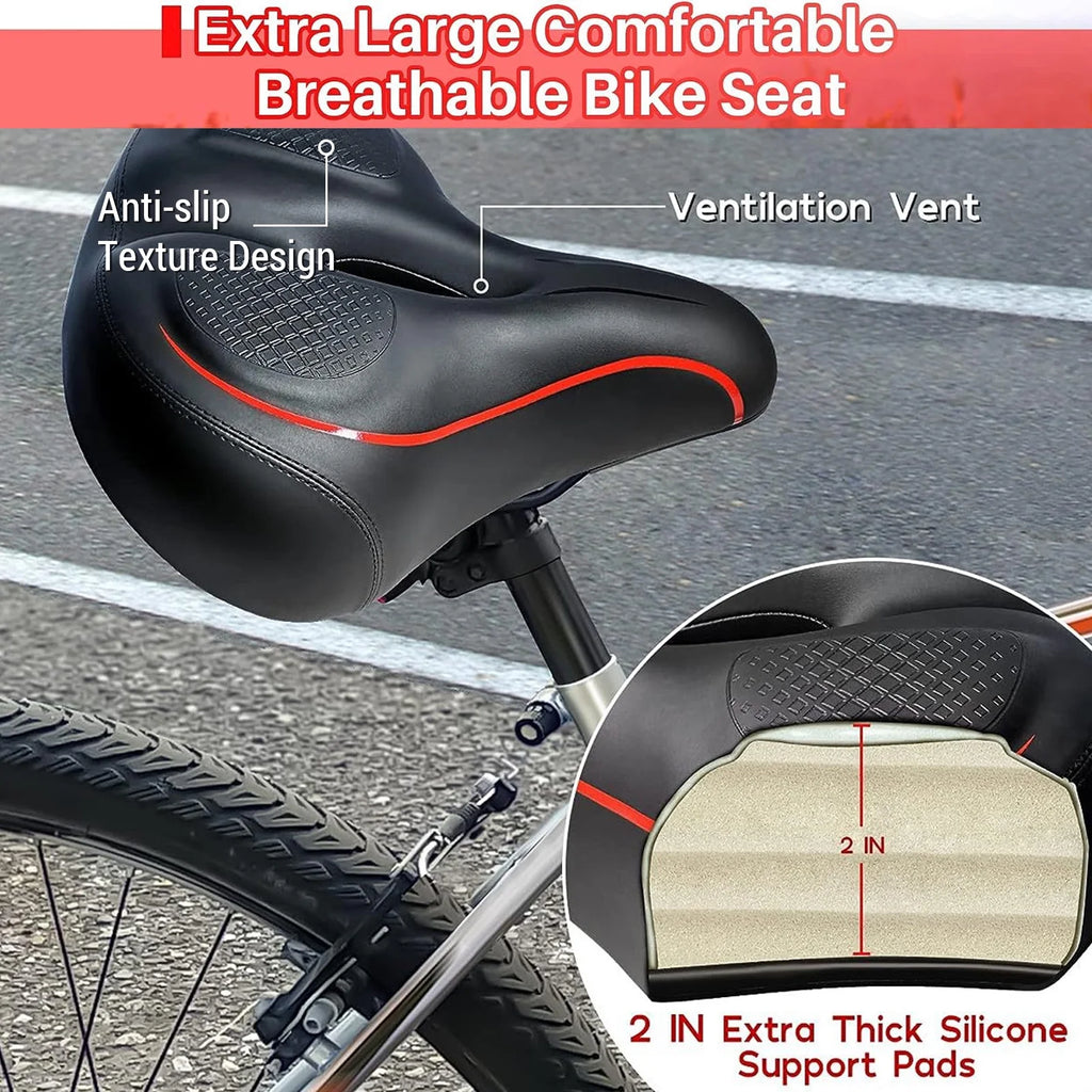 Breathable Bike Seat with Absorbing Ball G6054
