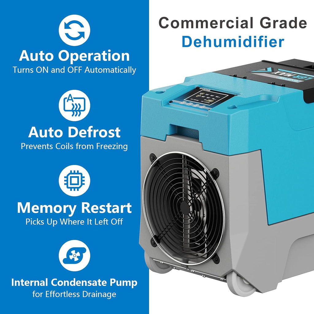 Commercial Dehumidifier with Pump & Drain Hose Q953