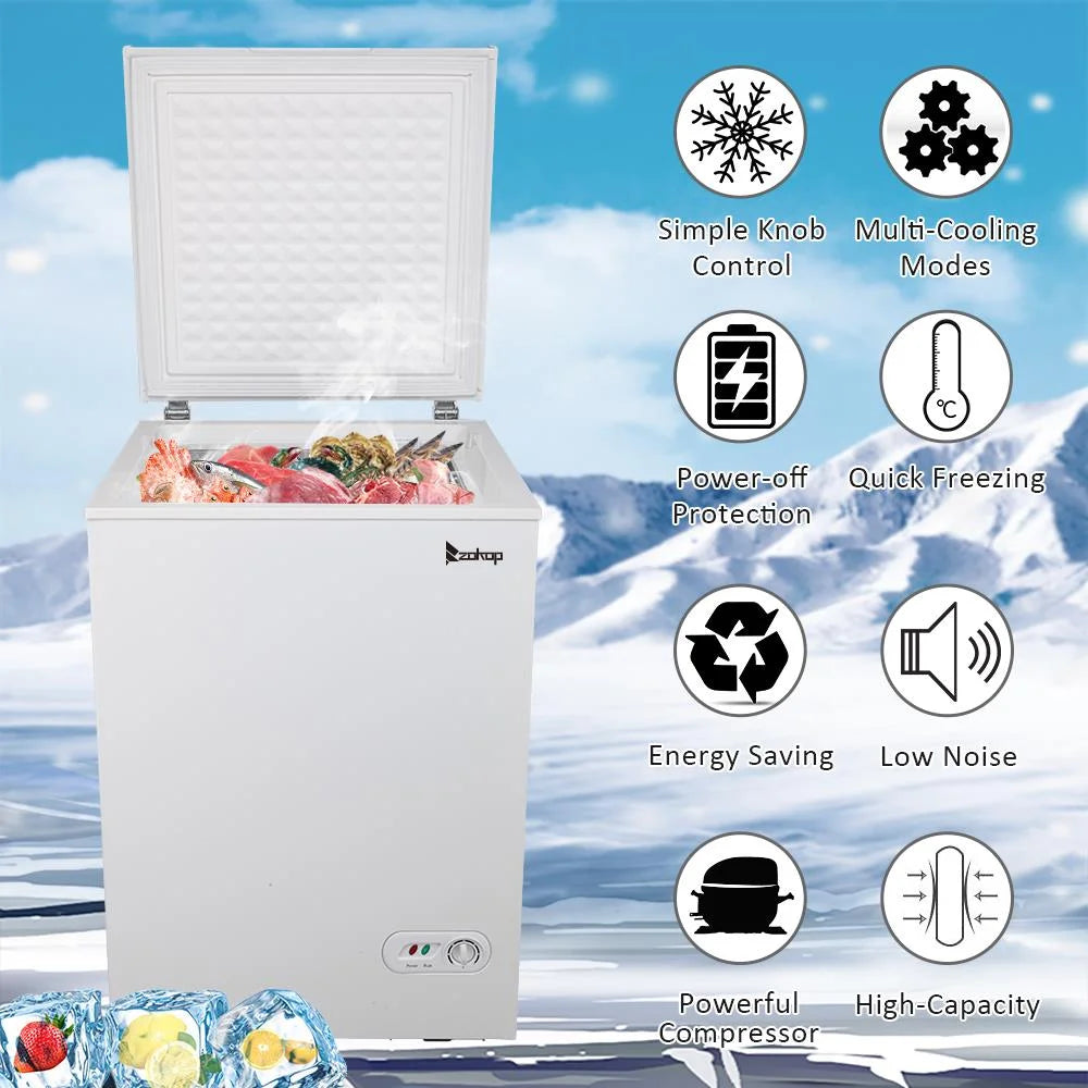 Compact Mini Fridge Refrigerator Freezer H6951