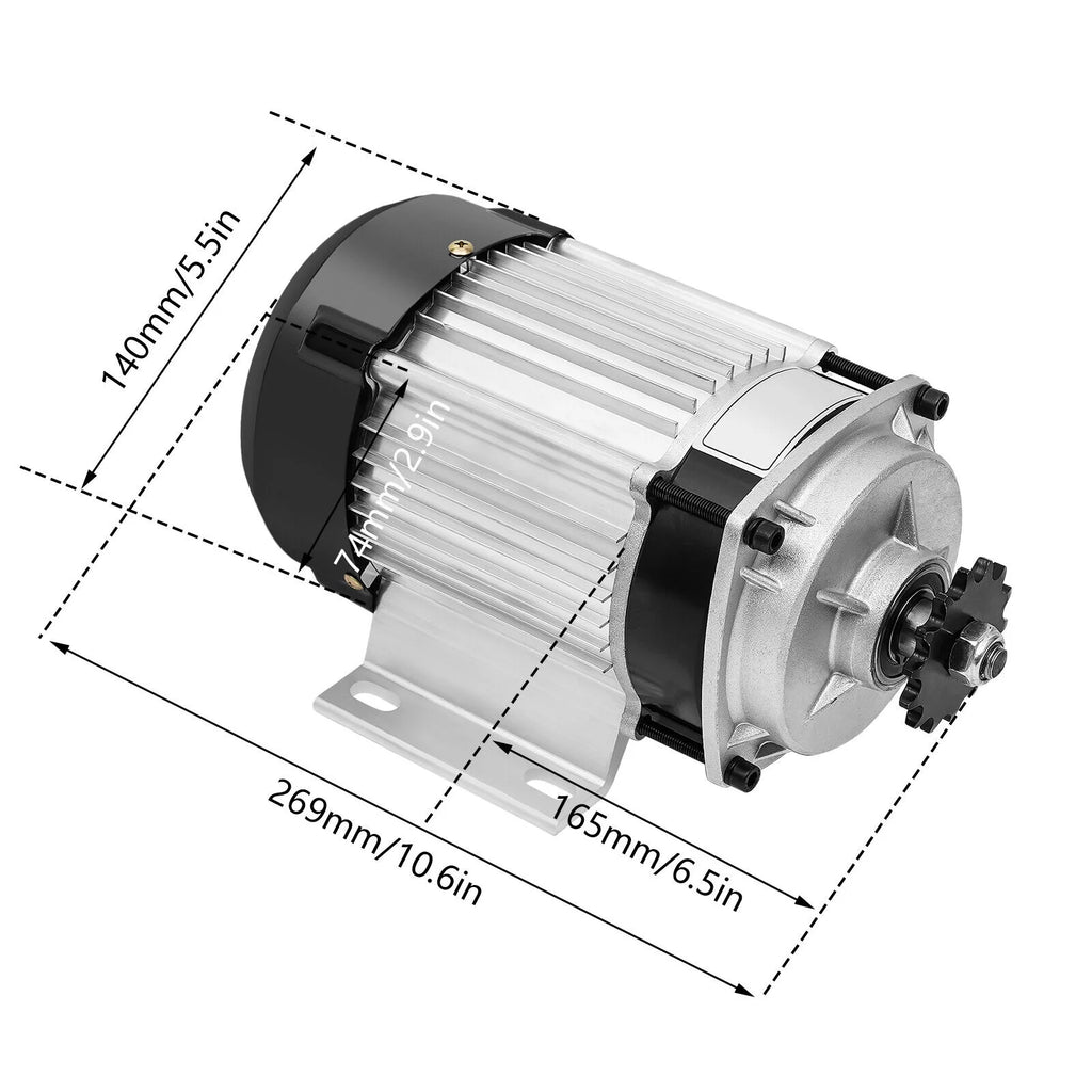48V 750W Electric 3-Wheel Tricycle Conversion Kit K99777
