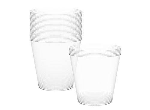 1000 Pack Clear Plastic 1.5oz Disposable Shot Glass D3634