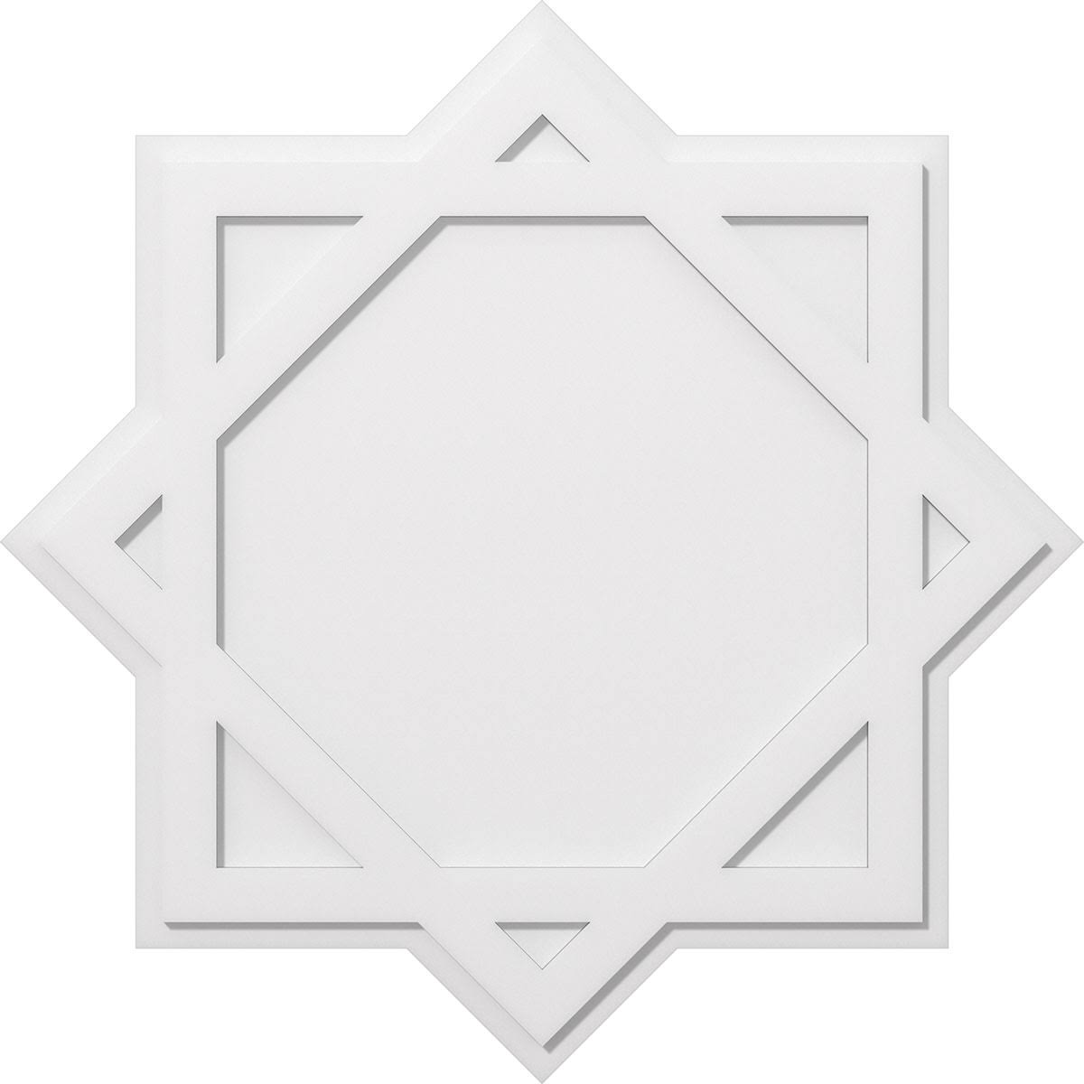 40 inch x 22 1/4 inch x 1 inch PVC Ceiling Medallion G387794