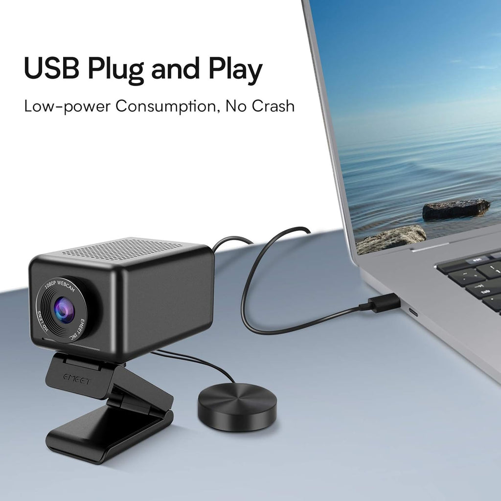 1080P Webcam with Speaker and Mics N23587