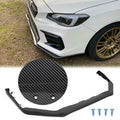 Carbon Fiber Look Front Bumper Lip Spoiler Splitter Side Body Kit Q42452