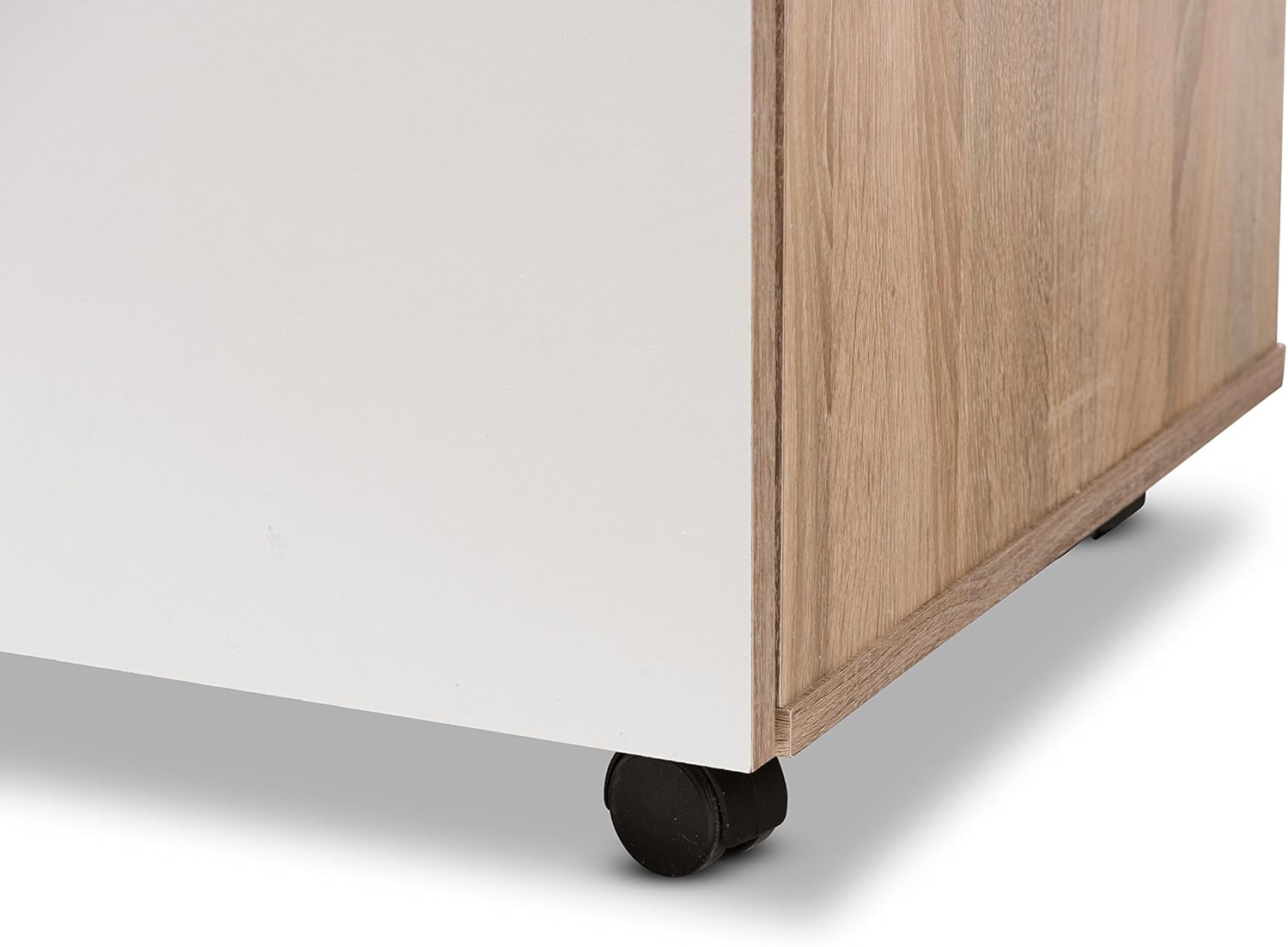 White/Oak Brown Kitchen Cabinet I7124