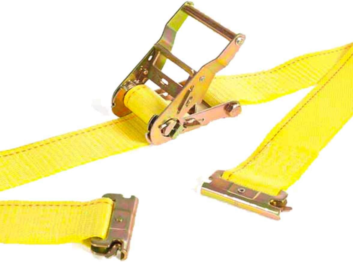 8 Pieces E Track Tie-Down Kit with 12 ft Straps and O-Rings T724854