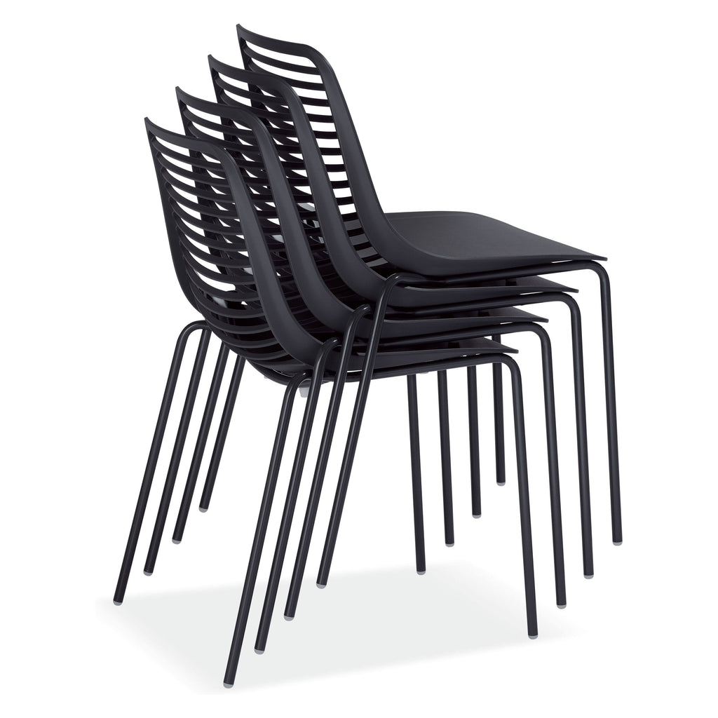 Modern Mini Patio Side Chair in Blue E84763