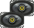 4 x 6 150 Watt 2-Way Car Audio Coaxial Speakers with Polypropylene Cone, Pair Pack of 2 A598