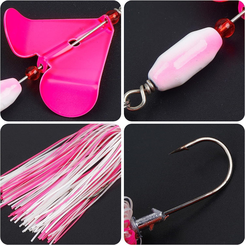 6pcs Metal Spinnerbait Fishing Lures Q74862