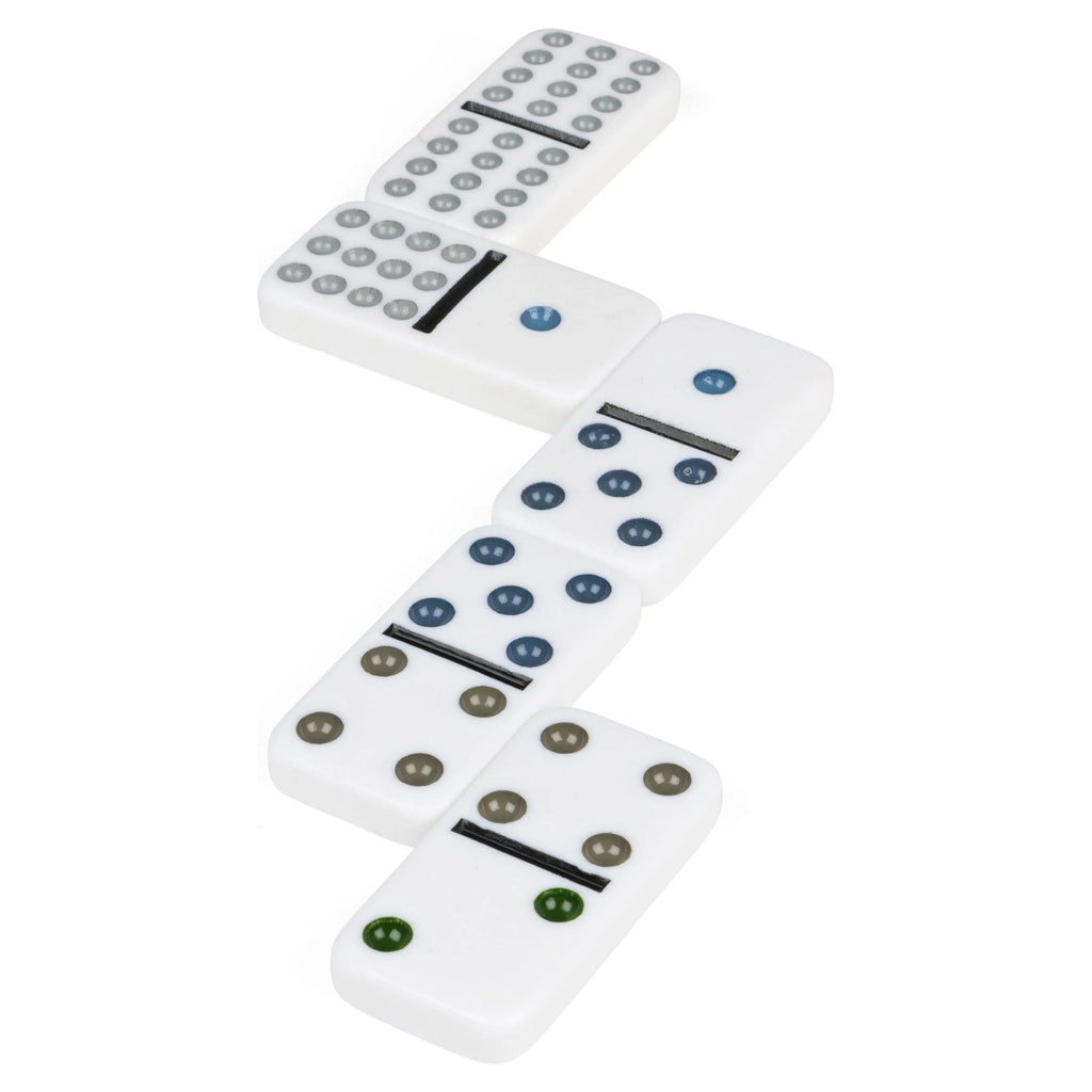 Double Twelve Dominoes Set in Storage Tin D371