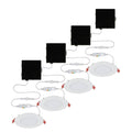 4 in. Selectable Canless Recessed Integrated LED Kit for Shallow Ceiling (4-Pac) L617