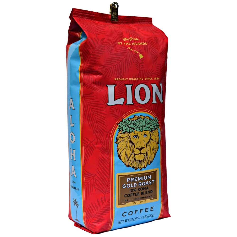 10% Kona Coffee Blend Ground 24 Ounce Bag (Pack of Two) Q5679