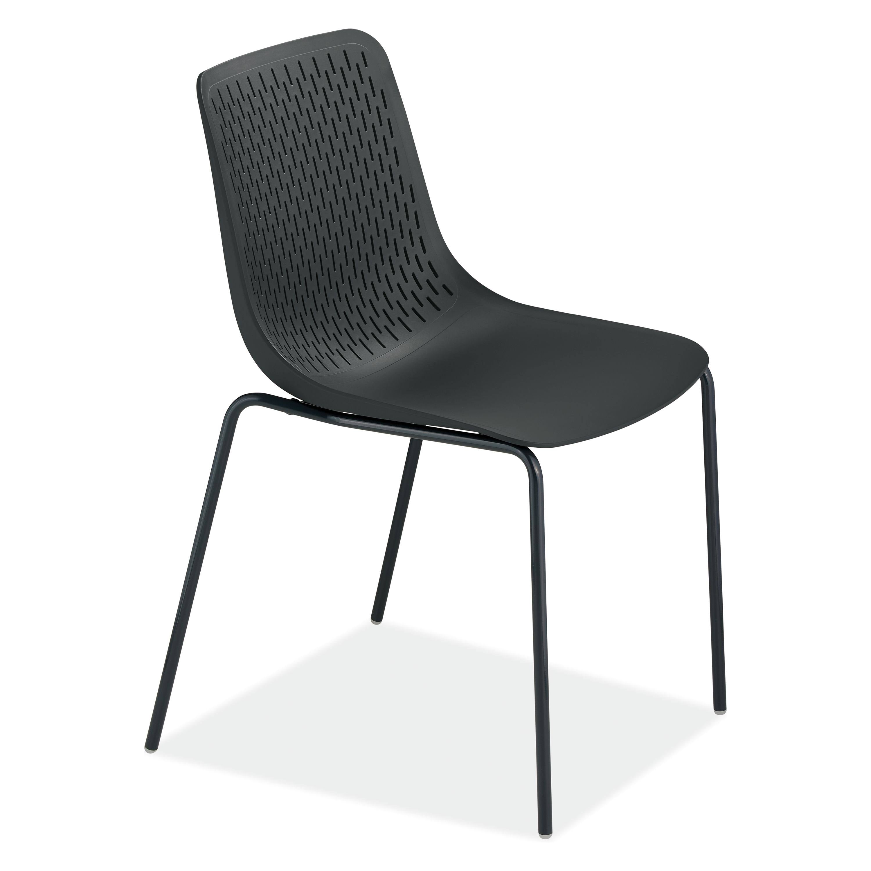 Modern Mini Patio Side Chair in Blue E84763