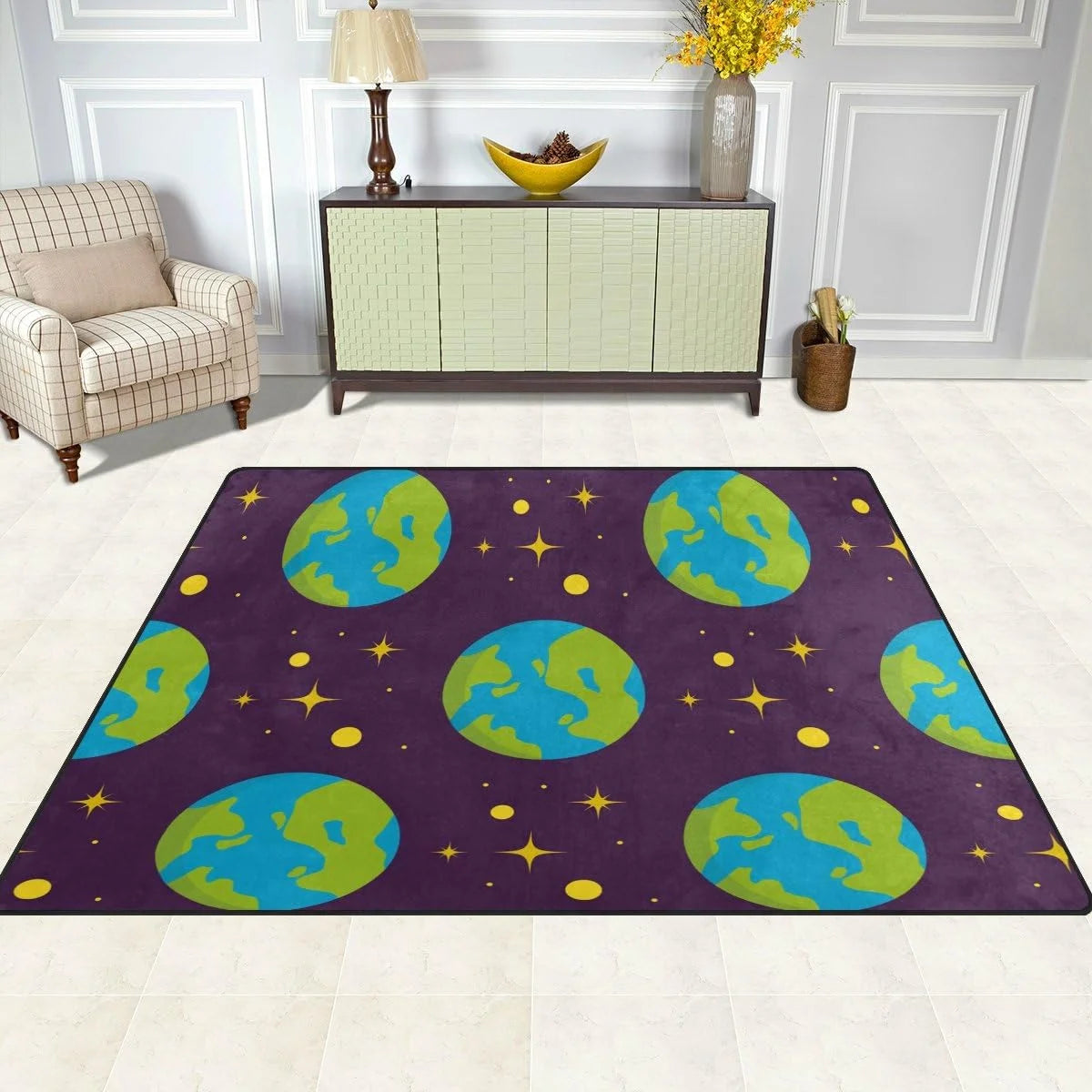 Lightweight Carpet Mats Area Rug 80"x 58" R230073