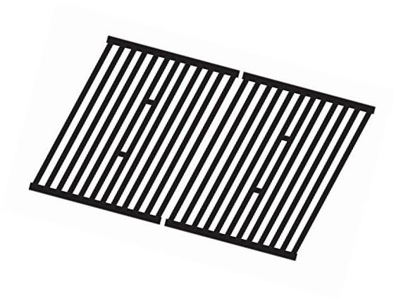 Matte Cast Iron Cooking Grids V773612