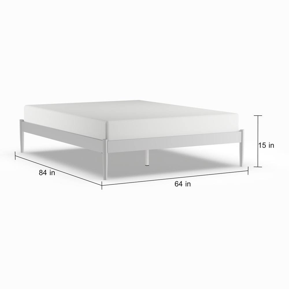 King Stainless Steel Grey Bed Frame N662