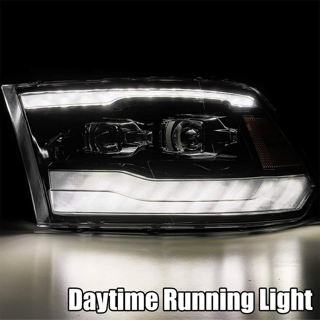 Black Dual Projector Headlights I6036