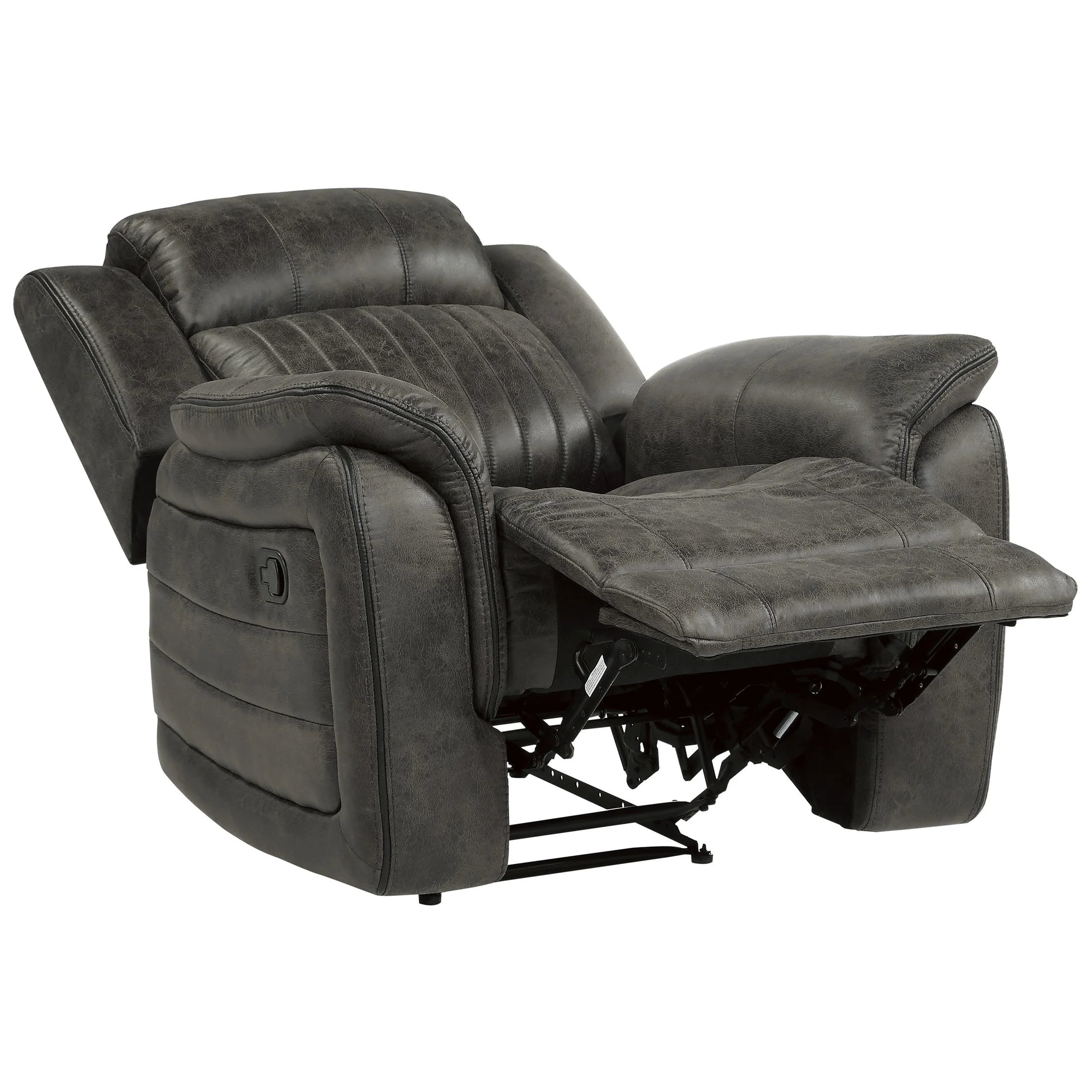 Polished Microfiber Upholstered Reclining Chair V669