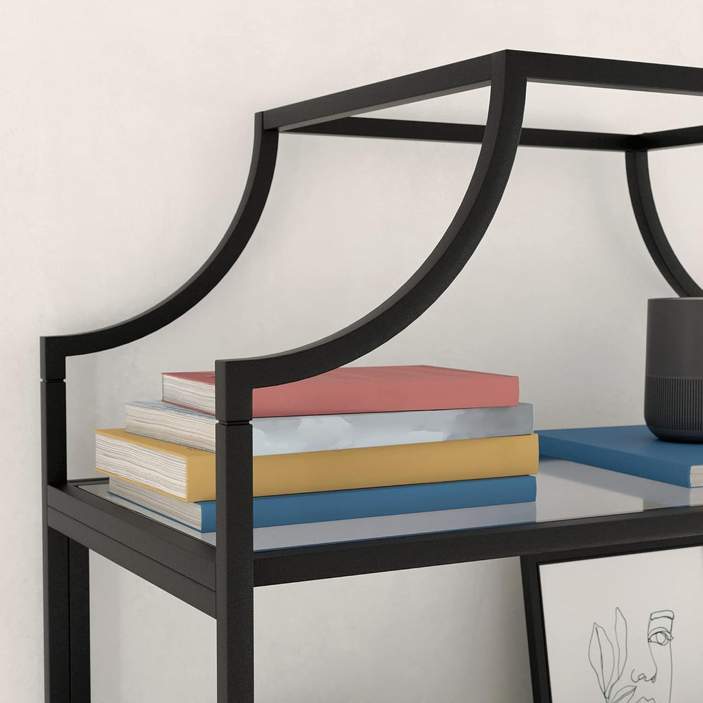 Black Finish Bookcase N5460