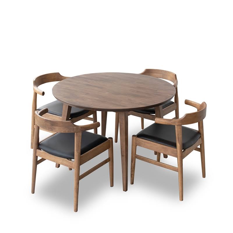 Black Faux Leather Dining Chair (Set of 2) L7880