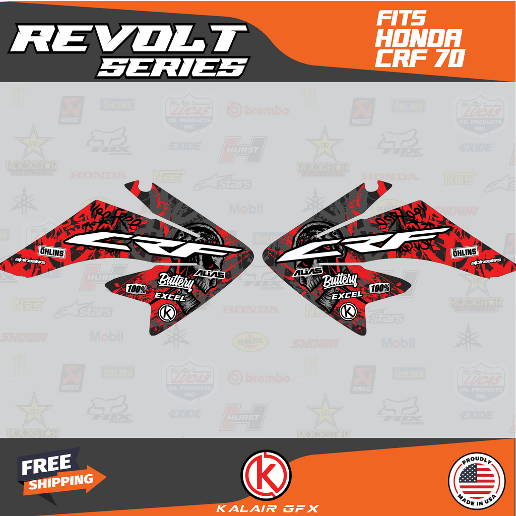 GFX Graphics Kit for Honda CRF70 S873027
