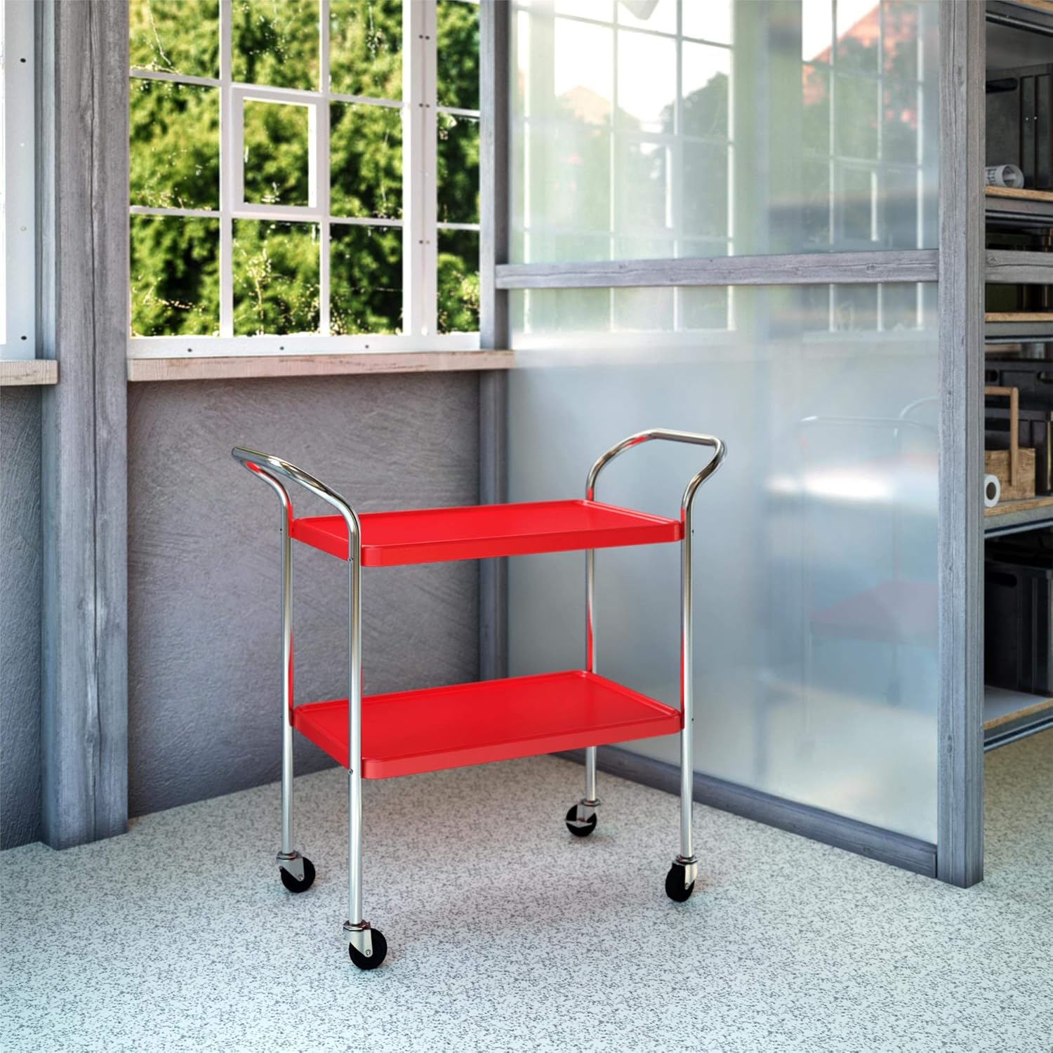 White 3 Tier Serving Cart P618968