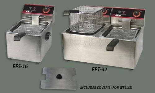 Countertop Electric Twin Well Deep Fryer 32 lb. J225