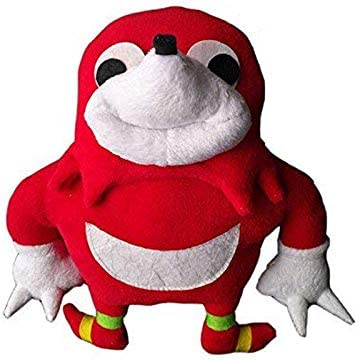10 inch Ugandan Knuckles Plush Stuffed Toy Y13675