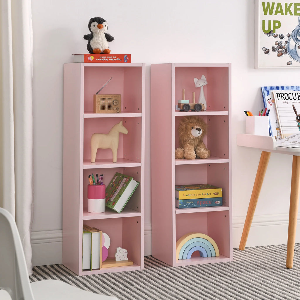 8-Tier Media Tower Rack with Adjustable Shelves S5159