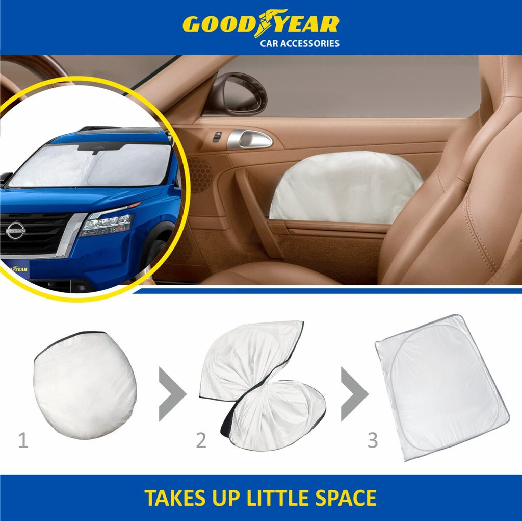Foldable Windshield Sun Shade for Car Front Window G538177