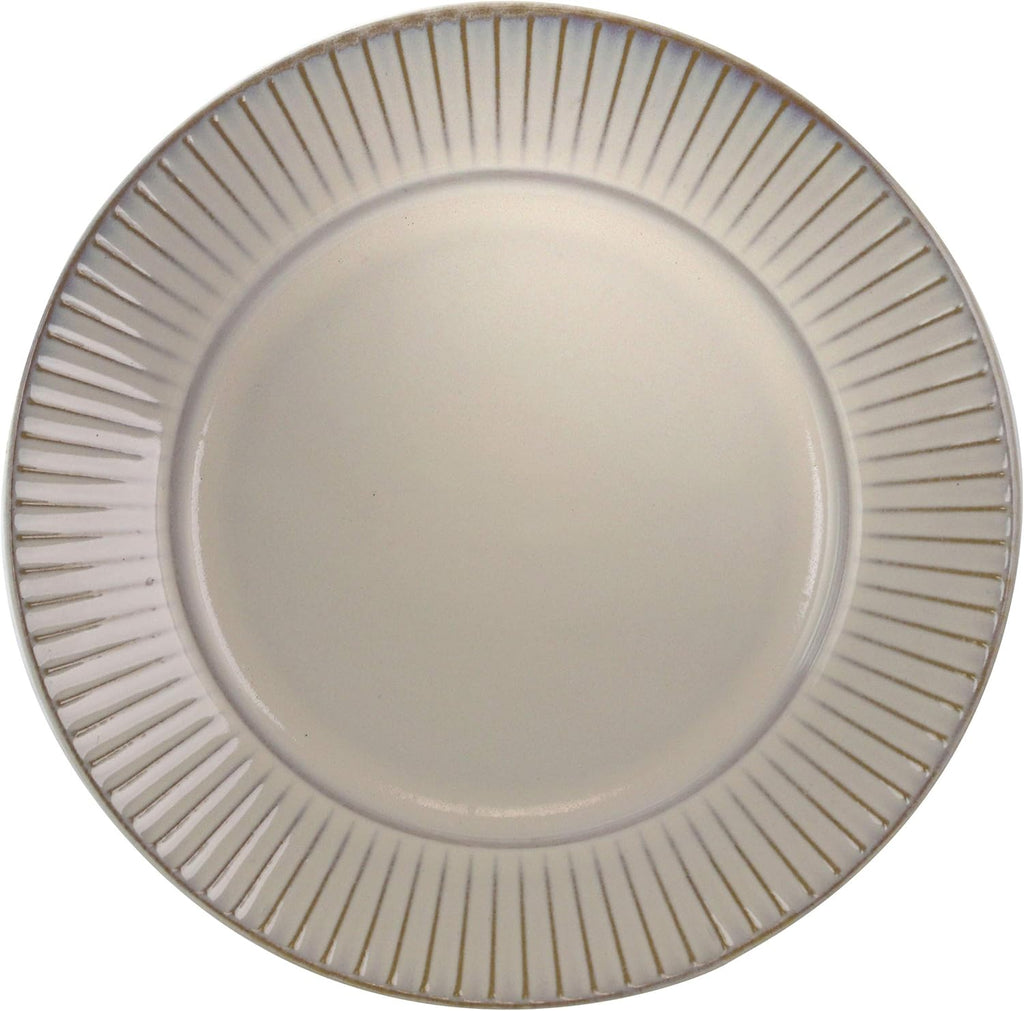 16 Piece White Stoneware Dinnerware Dish Set W252452