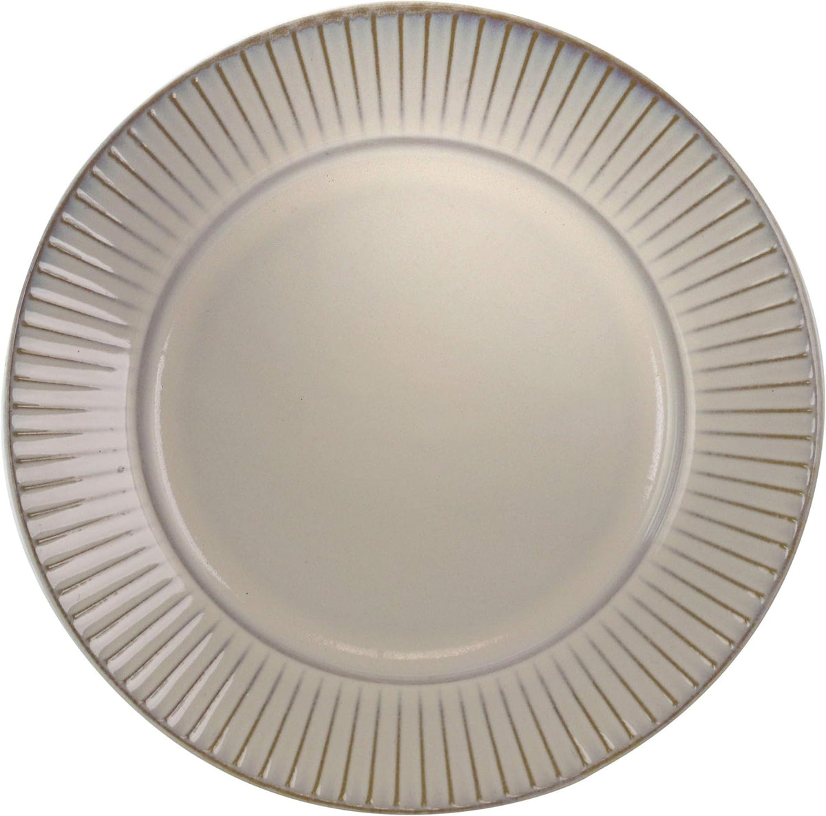 16 Piece White Stoneware Dinnerware Dish Set W252452