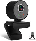White 1080P HD USB Webcam with Microphone, Pack of 2 Z15453