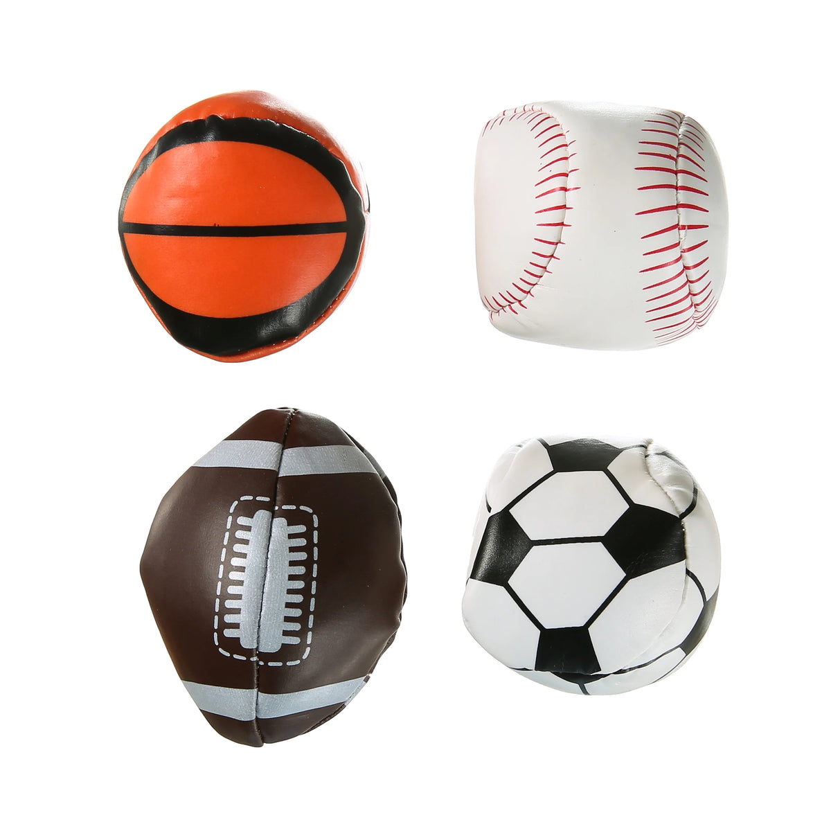4 Pieces Rexine Hacky Sack Balls Y174525