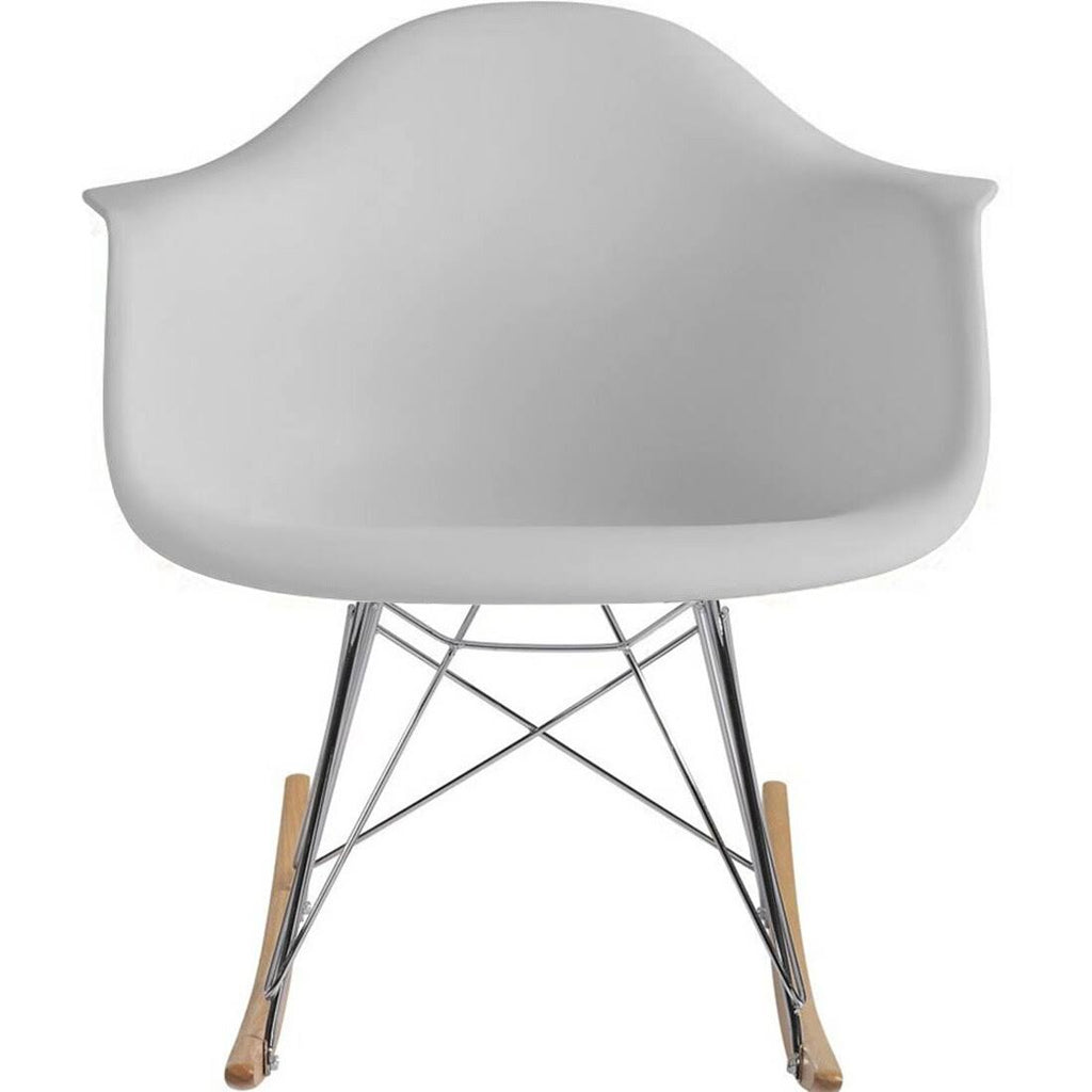 Light Gray Rocking Chair H5396