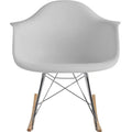 Light Gray Rocking Chair H5396