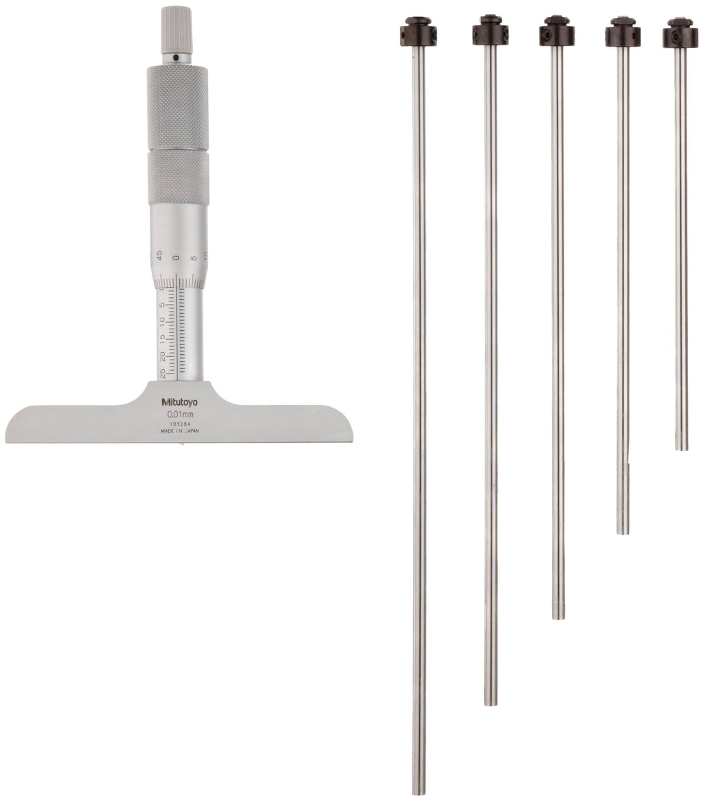 Vernier Depth Gauge with Interchangeable Rods K576