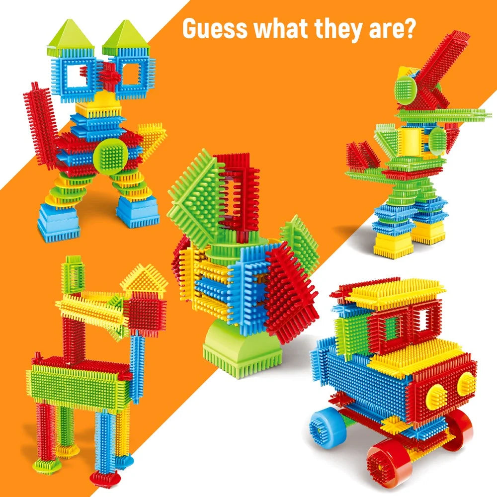 150pcs Bristle Shape 3D Building Blocks Toy Set S3451