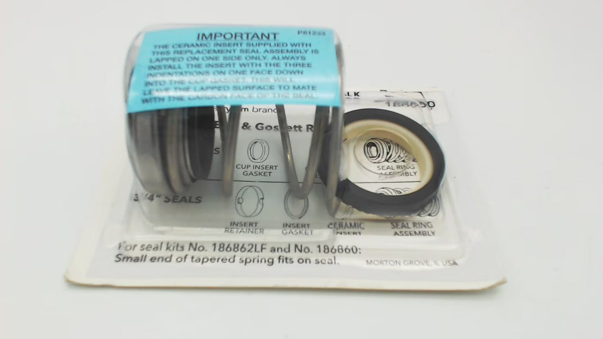 Bell Gossett Seal Kit, 1 1/4" Id, All Iron Z2645